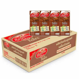 Magnolia UHT Flavored Milk with Ginkgo Chocolate Flavor 180ml 1x4x12 / (Box)