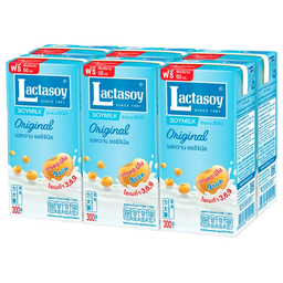 Lactasoy Soy Milk UHT Sweet Flavored 300ml 1x6 / (Pack)