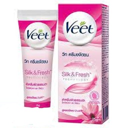 VEET SILK & FRESH HAIR REMOVAL CREAM 25g / (Unit)