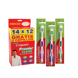 Colgate Toothbrush Premier Clean 1unit 1x14 / (Pack)