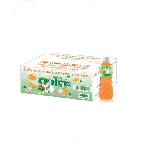 Kato 25percent Orange Juice with Nata De Coco 280ml 1X6X8