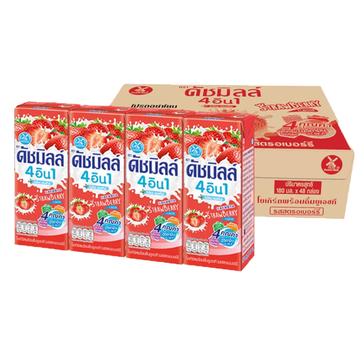 Dutch Mill Strawberry UHT Yoghurt Drink 180ml 1x4x12