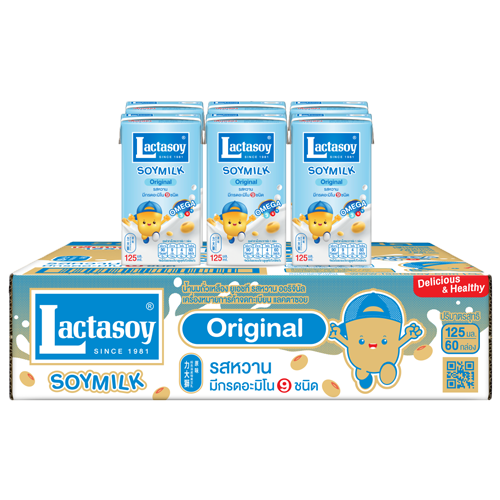 Lactasoy Soy Milk UHT Sweet Flavored 125ml 1x6x10