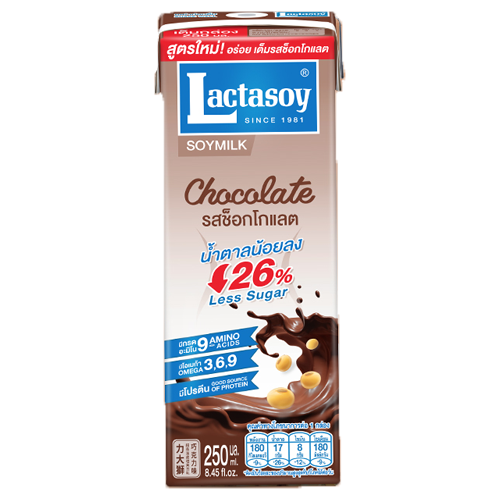 Lactasoy Soy Milk UHT Chocolate Flavored 250ml