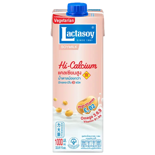 Lactasoy Soy Milk UHT Hi-Calcium 1000ml