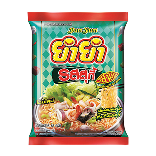 YumYum Instant Flat Shaped Noodles Suki Flavour 55g