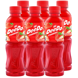 DeeDo Strawberry Juice 225ml 1X6 / (Pack)