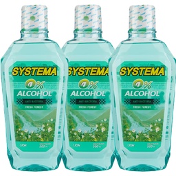 Systema Free Alcohol Green Forest Mouthwash 500ml 1X3 / (Pack)