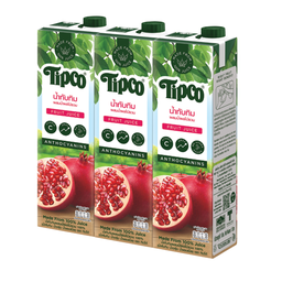 Tipco Pomegranate and Mixed Fruit Juice 1000ml 1x3 / (Pack)