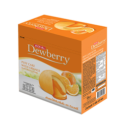 Dewberry ດິວເບີຣີ ເຄັກສອດໄສ້ 5B ສົ້ມ Orange 17g 1x12 / (Pack)